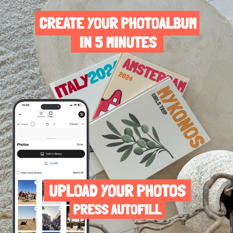 Customizable Travel Album ✈️